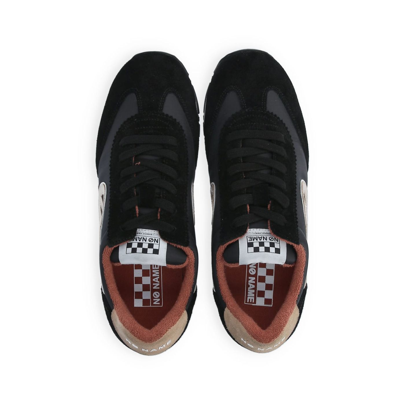 CITY RUN JOGGER  -  CAMPER/SUEDE  - NERO